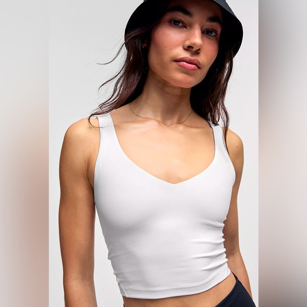 Lululemon White Align Tank, A/B Cup, Size 4